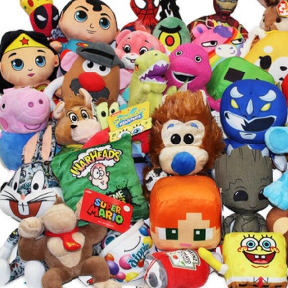 You Pick 5 Color Assorted Plush Stuffed Animal Mystery Lot Disney Squishmellow - Picture 5 of 6